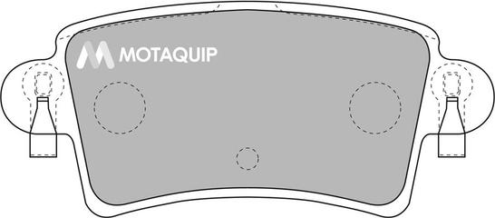 Motaquip LVXL1121 - Kit de plaquettes de frein, frein à disque cwaw.fr