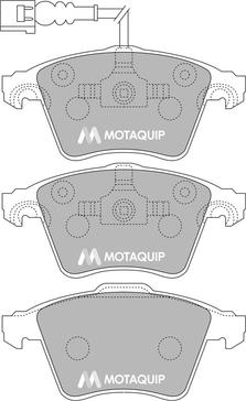 Motaquip LVXL1170 - Kit de plaquettes de frein, frein à disque cwaw.fr