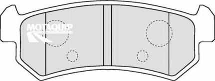 Motaquip LVXL1177 - Kit de plaquettes de frein, frein à disque cwaw.fr