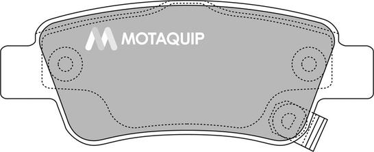 Motaquip LVXL1399 - Kit de plaquettes de frein, frein à disque cwaw.fr