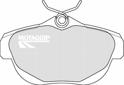 Motaquip LVXL1349 - Kit de plaquettes de frein, frein à disque cwaw.fr