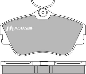 Motaquip LVXL135 - Kit de plaquettes de frein, frein à disque cwaw.fr