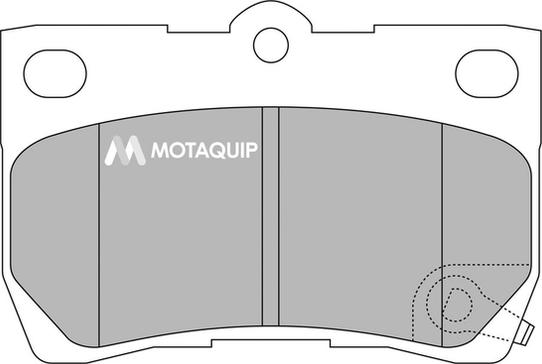 Motaquip LVXL1361 - Kit de plaquettes de frein, frein à disque cwaw.fr