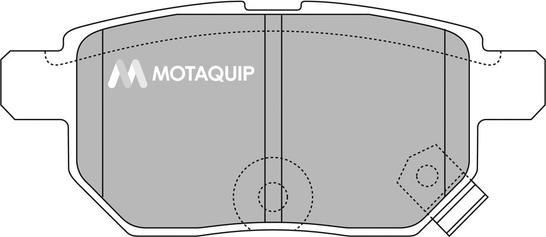 Motaquip LVXL1363 - Kit de plaquettes de frein, frein à disque cwaw.fr