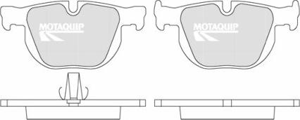 Motaquip LVXL1308 - Kit de plaquettes de frein, frein à disque cwaw.fr