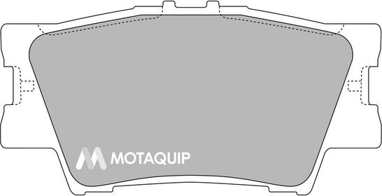 Motaquip LVXL1307 - Kit de plaquettes de frein, frein à disque cwaw.fr