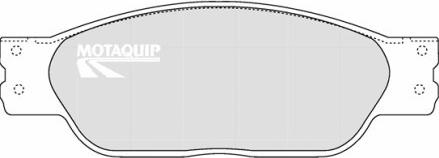 Motaquip LVXL1316 - Kit de plaquettes de frein, frein à disque cwaw.fr