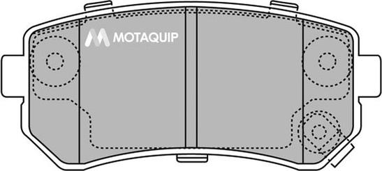 Motaquip LVXL1310 - Kit de plaquettes de frein, frein à disque cwaw.fr