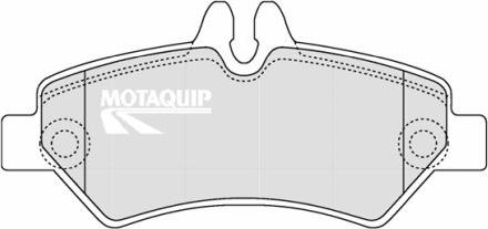 Motaquip LVXL1312 - Kit de plaquettes de frein, frein à disque cwaw.fr