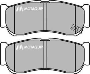 Motaquip LVXL1389 - Kit de plaquettes de frein, frein à disque cwaw.fr