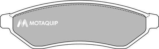 Motaquip LVXL1385 - Kit de plaquettes de frein, frein à disque cwaw.fr