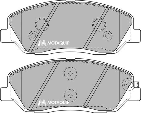 Motaquip LVXL1388 - Kit de plaquettes de frein, frein à disque cwaw.fr