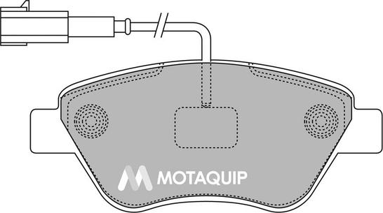 Motaquip LVXL1383 - Kit de plaquettes de frein, frein à disque cwaw.fr