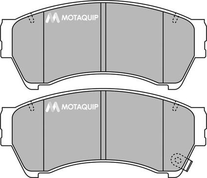 Motaquip LVXL1382 - Kit de plaquettes de frein, frein à disque cwaw.fr