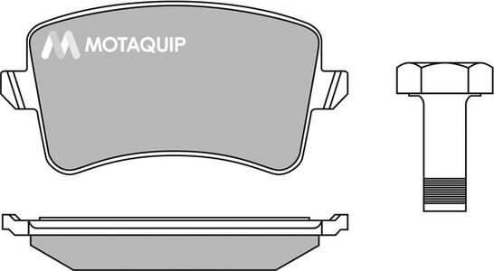 Motaquip LVXL1387 - Kit de plaquettes de frein, frein à disque cwaw.fr