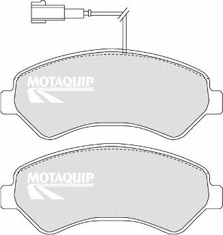 Motaquip LVXL1339 - Kit de plaquettes de frein, frein à disque cwaw.fr