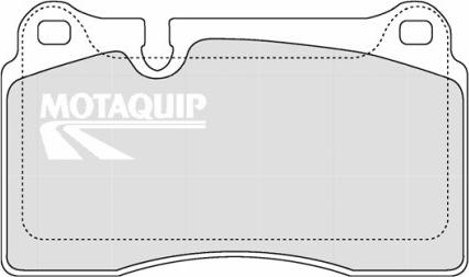 Motaquip LVXL1334 - Kit de plaquettes de frein, frein à disque cwaw.fr