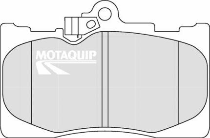 Motaquip LVXL1335 - Kit de plaquettes de frein, frein à disque cwaw.fr