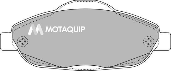 Motaquip LVXL1333 - Kit de plaquettes de frein, frein à disque cwaw.fr