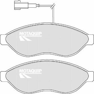 Motaquip LVXL1337 - Kit de plaquettes de frein, frein à disque cwaw.fr