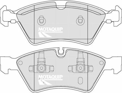 Motaquip LVXL1329 - Kit de plaquettes de frein, frein à disque cwaw.fr