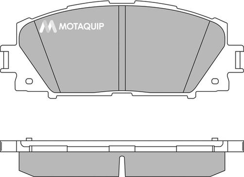 Motaquip LVXL1325 - Kit de plaquettes de frein, frein à disque cwaw.fr