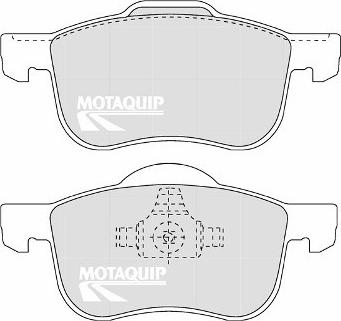 Motaquip LVXL1326 - Kit de plaquettes de frein, frein à disque cwaw.fr