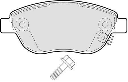 Motaquip LVXL1321 - Kit de plaquettes de frein, frein à disque cwaw.fr