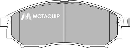 Motaquip LVXL1371 - Kit de plaquettes de frein, frein à disque cwaw.fr