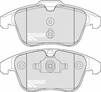 Motaquip LVXL1293 - Kit de plaquettes de frein, frein à disque cwaw.fr