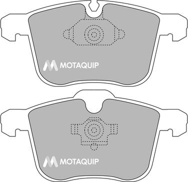 Motaquip LVXL1252 - Kit de plaquettes de frein, frein à disque cwaw.fr