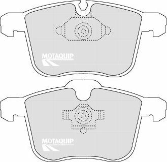 Motaquip LVXL1252 - Kit de plaquettes de frein, frein à disque cwaw.fr