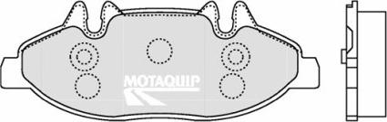 Motaquip LVXL1269 - Kit de plaquettes de frein, frein à disque cwaw.fr