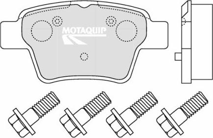 Motaquip LVXL1266 - Kit de plaquettes de frein, frein à disque cwaw.fr