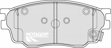 Motaquip LVXL1260 - Kit de plaquettes de frein, frein à disque cwaw.fr