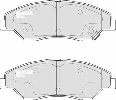 Motaquip LVXL1204 - Kit de plaquettes de frein, frein à disque cwaw.fr