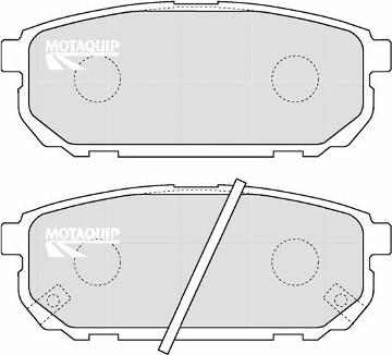 Motaquip LVXL1202 - Kit de plaquettes de frein, frein à disque cwaw.fr