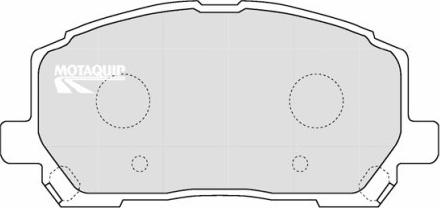 Motaquip LVXL1207 - Kit de plaquettes de frein, frein à disque cwaw.fr