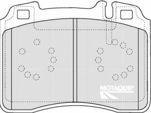 Motaquip LVXL121 - Kit de plaquettes de frein, frein à disque cwaw.fr