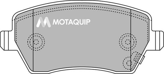 Motaquip LVXL1281 - Kit de plaquettes de frein, frein à disque cwaw.fr