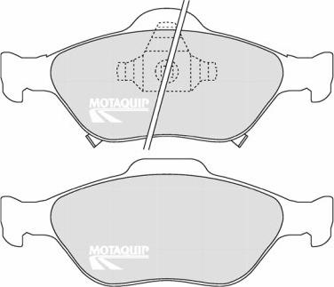 Motaquip LVXL1282 - Kit de plaquettes de frein, frein à disque cwaw.fr