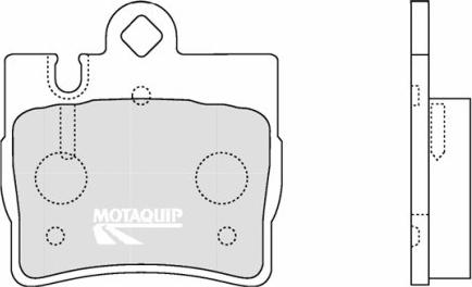 Motaquip LVXL1235 - Kit de plaquettes de frein, frein à disque cwaw.fr