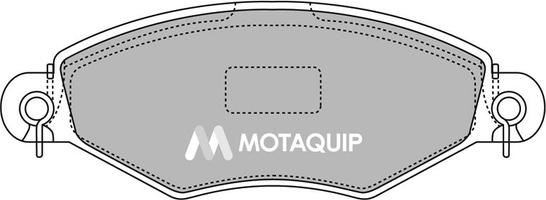 Motaquip LVXL1238 - Kit de plaquettes de frein, frein à disque cwaw.fr