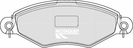 Motaquip LVXL1238 - Kit de plaquettes de frein, frein à disque cwaw.fr