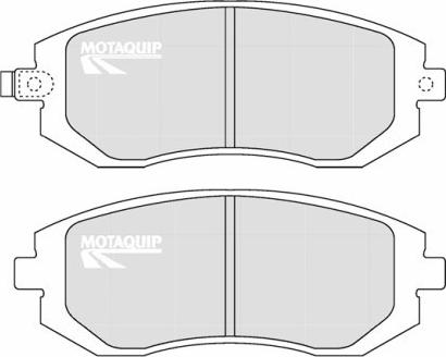 Motaquip LVXL1233 - Kit de plaquettes de frein, frein à disque cwaw.fr