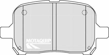 Motaquip LVXL1237 - Kit de plaquettes de frein, frein à disque cwaw.fr