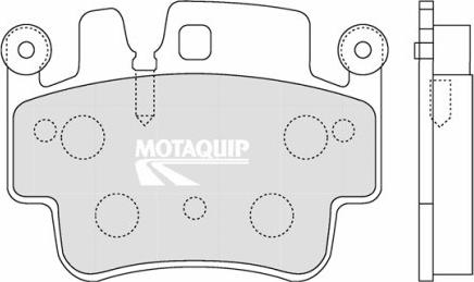 Motaquip LVXL1228 - Kit de plaquettes de frein, frein à disque cwaw.fr