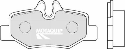 Motaquip LVXL1270 - Kit de plaquettes de frein, frein à disque cwaw.fr