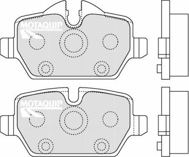 Motaquip LVXL1278 - Kit de plaquettes de frein, frein à disque cwaw.fr