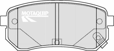 Motaquip LVXL1272 - Kit de plaquettes de frein, frein à disque cwaw.fr